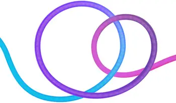 Drita dekorative Hombli Neon Tube, set 2 copë, RGB, për ambiente të jashtme