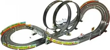 Pistë garash me makina Leantoys Mario RC Car Track, 452 cm, 2 makina, shumëngjyrëshe