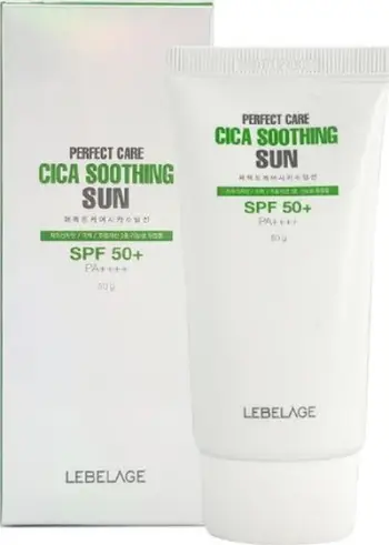 Krem dielli fytyre Lebelage Perfect Care Cica Soothing, SPF 50+, qetësues