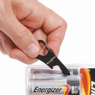 Varëse çelësash Nite Ize ClipKey, çelik inox, shumëfunksionale, e zezë - 4