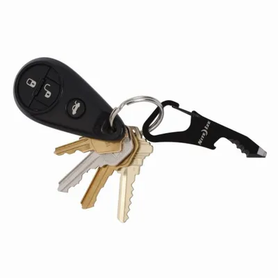 Varëse çelësash Nite Ize ClipKey, çelik inox, shumëfunksionale, e zezë - 5