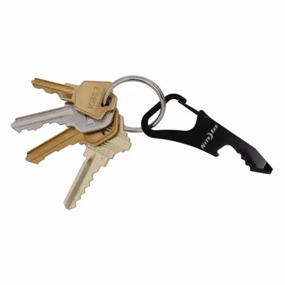 Varëse çelësash Nite Ize ClipKey, çelik inox, shumëfunksionale, e zezë - 6