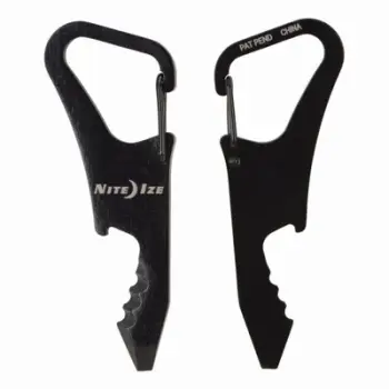 Varëse çelësash Nite Ize ClipKey, çelik inox, shumëfunksionale, e zezë