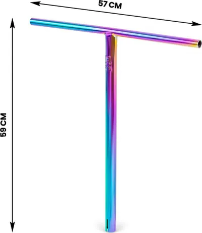 Timon për skuter Soke T-Bar Stunt, 59 cm, neokrom - 3