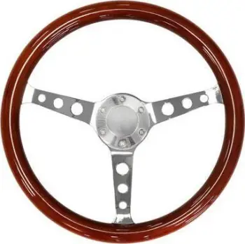 Timon makine portov 380mm Wood Style, dizajn dru, kafe