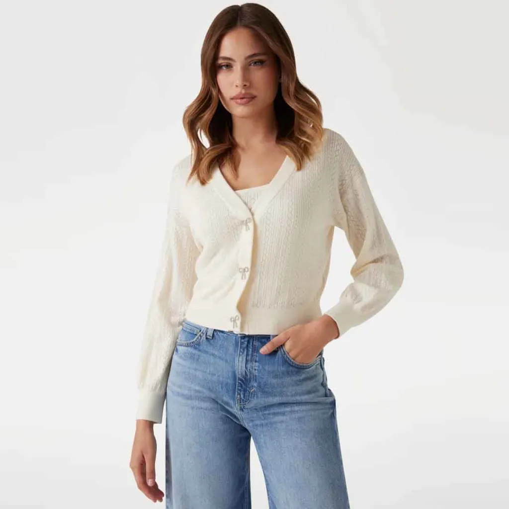 Xhemper GUESS LS VN LYLA CARDI SWT - 1