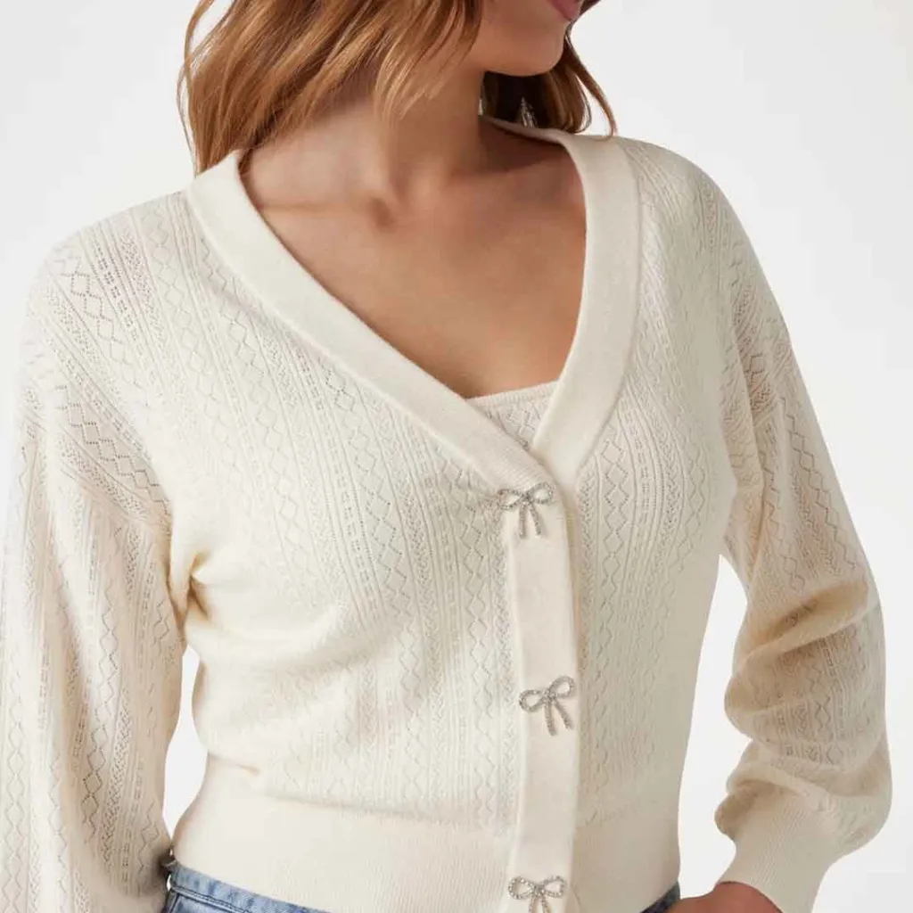 Xhemper GUESS LS VN LYLA CARDI SWT - 5