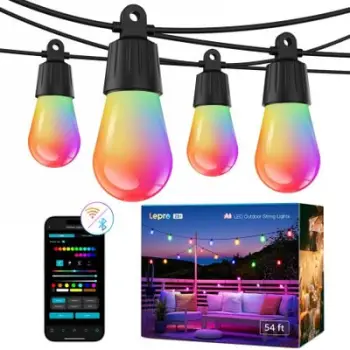 Drita dekorative Lepro ZB1, 15 m, RGBW, IP65, smart WiFi BT