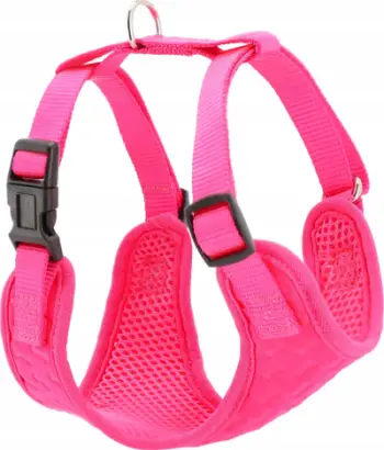 Shtrëngues qeni Dingo No Pressure Harness M, pa presion në qafë, i rozë
