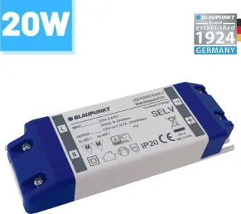 Furnizues energjie LED Blaupunkt, 12V, 20W, i bardhë