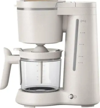 Aparat kafeje me filtër Philips, 1000 W, 1200 ml, i bardhë