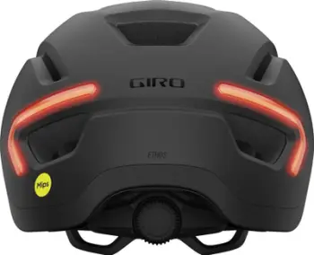 Helmeta urbane Giro Ethos MIPS LED, L 59-63cm, e zezë matte