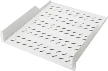 Raft fiks për kabinet 19" LevelOne Equip EZFS-19-2-80-G, 2U, 800mm, gri