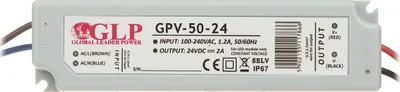 Furnizues energjie LED GPL 50W, 24V, IP67 - 2