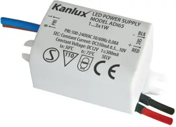 Furnizues energjie LED Kanlux ADI 65 01440, 1-3W, 350mA, i bardhë