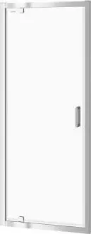 Derë dushi Cersanit Arteco Pivot, 80x190 cm, xham transparent, krom