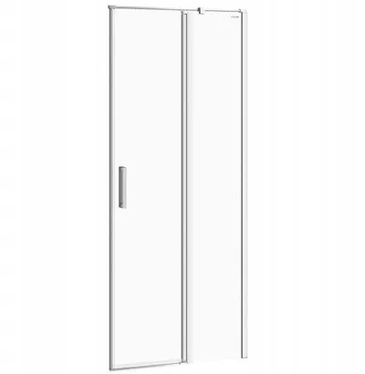 Dera dushi Cersanit Moduo, 80x195 cm, hapje djathtas, xham transparent - 1