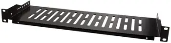 Raft fiks për rack 19" LogiLink SF1C25B, 1U, 25kg, i zi