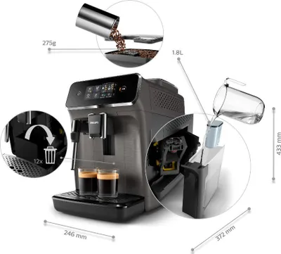 Aparat kafeje Philips EP2224 / 10 - 2