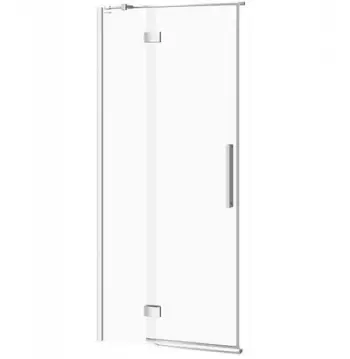 Derë dushi Cersanit Crea, 90 cm, hapje nga e majta, xham transparent