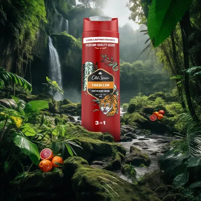 Xhel dushi Old Spice Tigerclaw, 400ml, për burra - 2