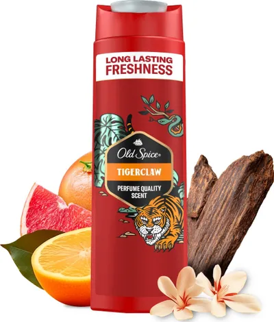 Xhel dushi Old Spice Tigerclaw, 400ml, për burra - 3