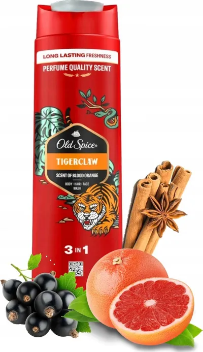 Xhel dushi Old Spice Tigerclaw, 400ml, për burra - 5