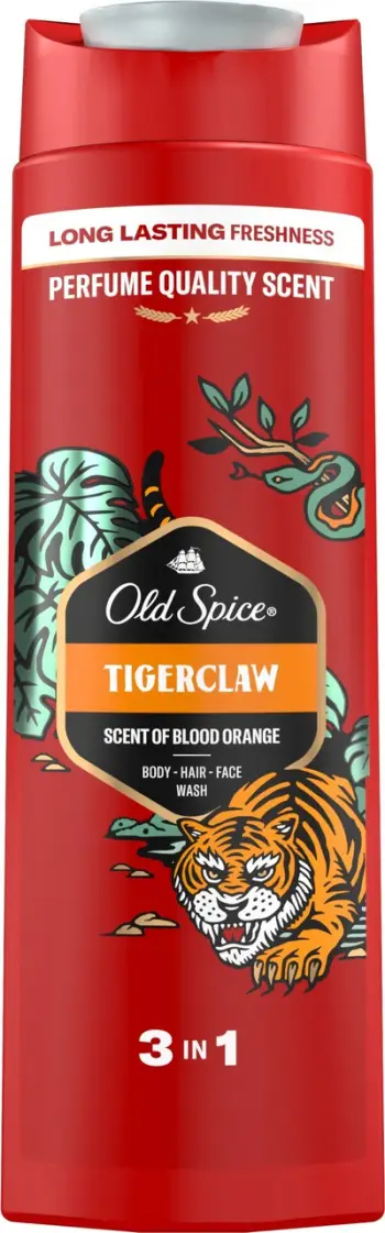 Xhel dushi Old Spice Tigerclaw, 400ml, për burra