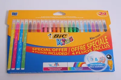 Set markera Bic Kid Couleur Fluo, 24 ngjyra - 1