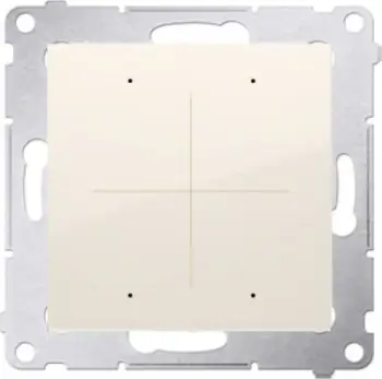 Modul smart Kontakt-Simon Simon 54 GO Button DEK1W.01/41, 30 veprime, WiFi 230V, ngjyrë krem
