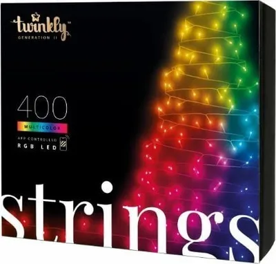 Drita dekorative Twinkly TWS400STP-BEU, 400 LED, kontroll me aplikacion, e verdhë e ngrohtë - 2