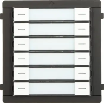Modul tastiere Hikvision DS-KD-K12, për domofon, me numpad, gri