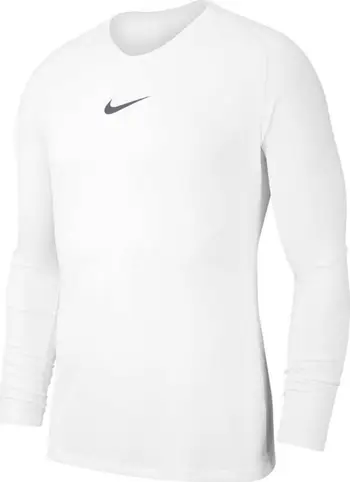 Bluzë për meshkuj Nike Dry Park First Layer AV2611-100, M, e bardhë