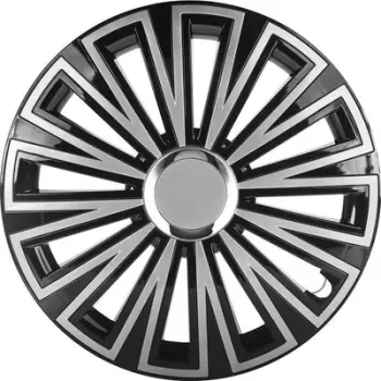 Kapak rrote Leoplast SUNSET Hubcap, 14", i zi argjendtë
