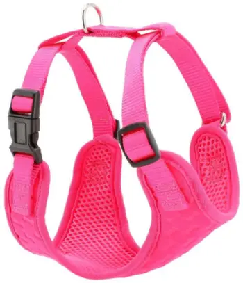 Shtrënguese për qen Dingo Harness, madhësia S, pa presion në qafë, rozë