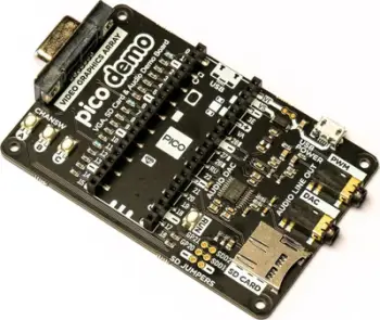 Modul VGA Demo Base për Raspberry Pi Pico, dalje VGA, audio dhe microSD
