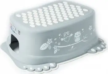Stol për këmbë Tega Baby SO-006-106, kundër rrëshqitjes, për fëmijë, gri