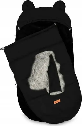 Sac gjumi për karrocë Coto Baby Sierra, 100x50 cm, e zezë