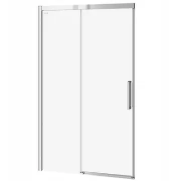 Derë rrëshqitëse dushi Cersanit CREA, 120x200 cm, xham transparent 8 mm, kromo
