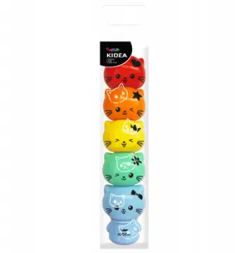 Set markera Kidea Cream Markers Kittens 705977, 6 copë, shumëngjyrësh