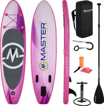 Dërrasë fryrëse SUP Master Aqua Anabas, 300 x 76 x 15 cm, kapacitet 135 kg, shumëngjyrëshe
