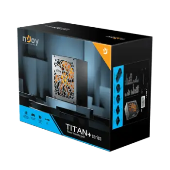 Furnizues energjie Njoy Titan+ 650W, 80 Plus Bronze, ATX, i zi