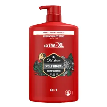 Xhel dushi për meshkuj Old SAPICE WolfThorn (Body-Hair-Face Wash),1000 ml