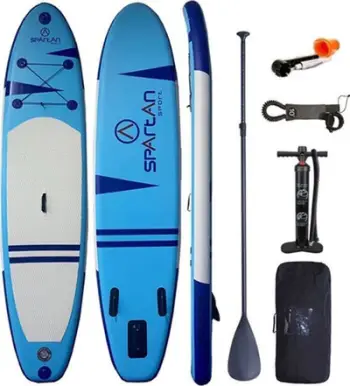 Dërrasë SUP Spartan 320, 320 x 76 x 15 cm, deri 140 kg, shumëngjyrëshe