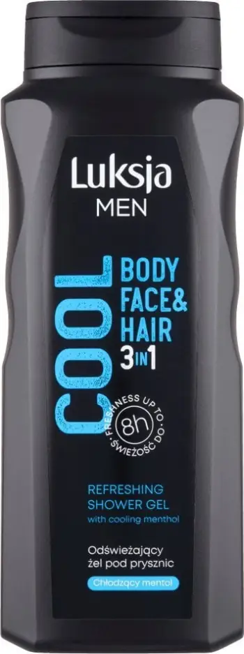 Xhel dushi për meshkuj Luksja Men Cool 3in1, 500ml