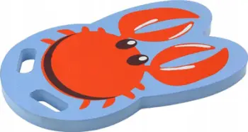 Dërrasë noti për fëmijë Crab, shkumë, motiv gaforre, blu