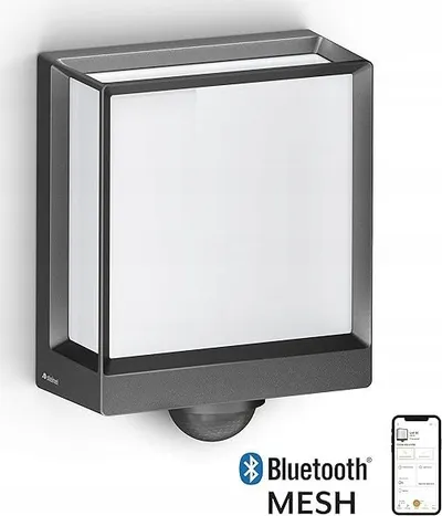 Apilik muror LED STEINEL L40 SC, me sensor lëvizjeje, i jashtëm, antracit - 1