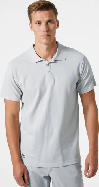 Bluzë polo Helly Hansen Classic, 100% pambuk, për meshkuj, gri