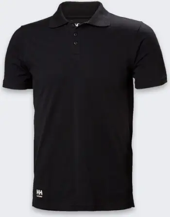Bluzë polo Helly Hansen Classic, 100% pambuk, madhësia XL, e zezë