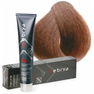 Ngjyrë për flokë Inebrya 6/7, kafe qokolladë, 100ml - 1